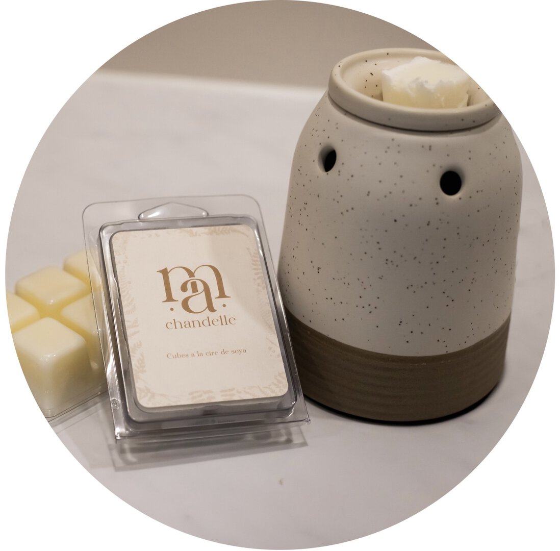 Cube de cire parfumée